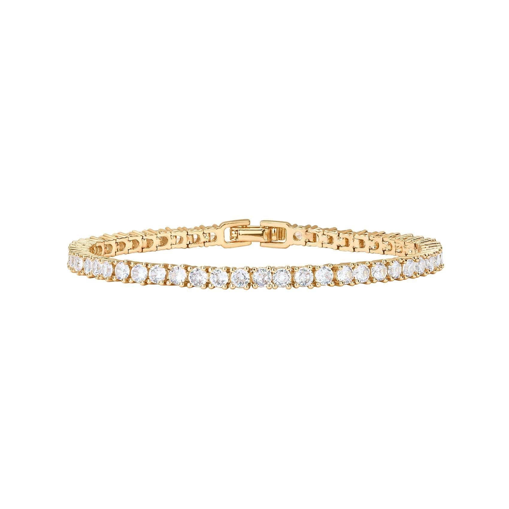 OLD MONEY DIAMOND BRACELET - GOLD